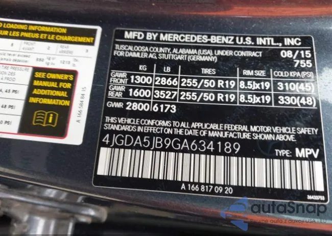 4JGDA5JB9GA634189: 42055676