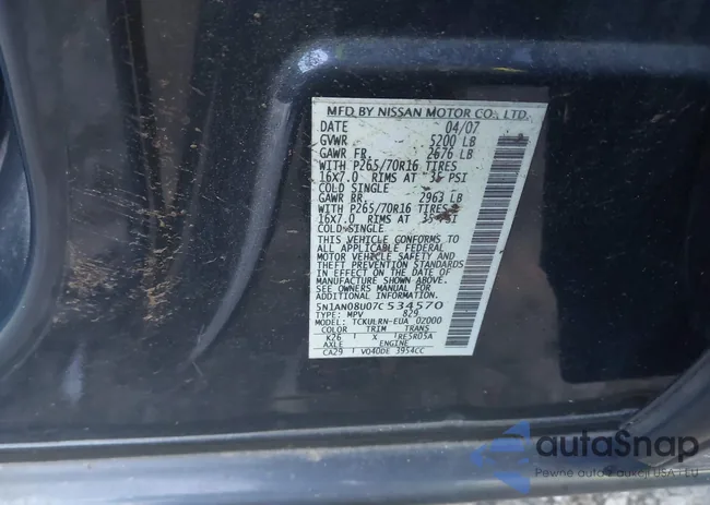 5N1AN08U07C534570: 42056836