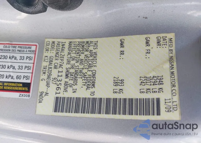 1N4AL2EP7AC113561: 42056530