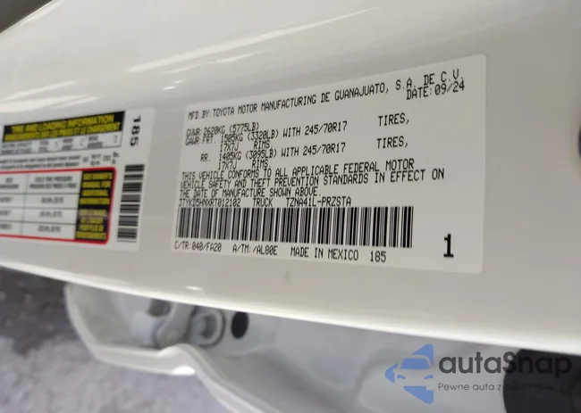 3TYKD5HNXRT012102: 42058486