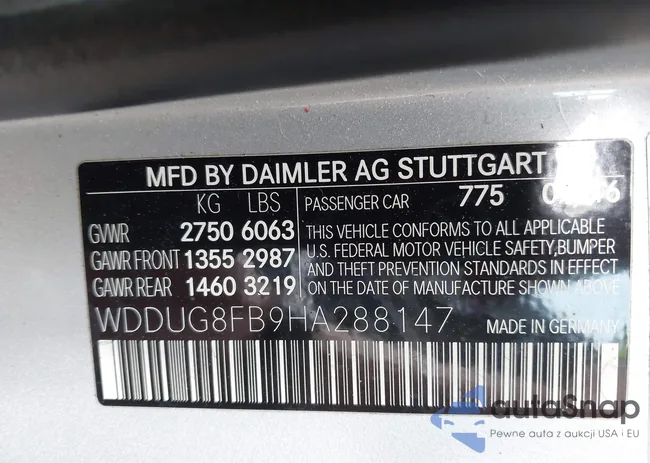 WDDUG8FB9HA288147: 42060135