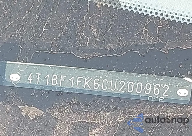 4T1BF1FK6CU200962: 42062342