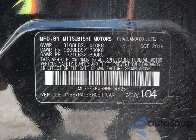 ML32F3FJ6HHF14625: 42061627