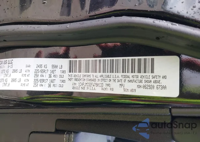 1C4PJMCS2FW790133: 42062880