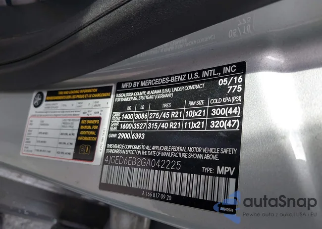 4JGED6EB2GA042225: 42062976