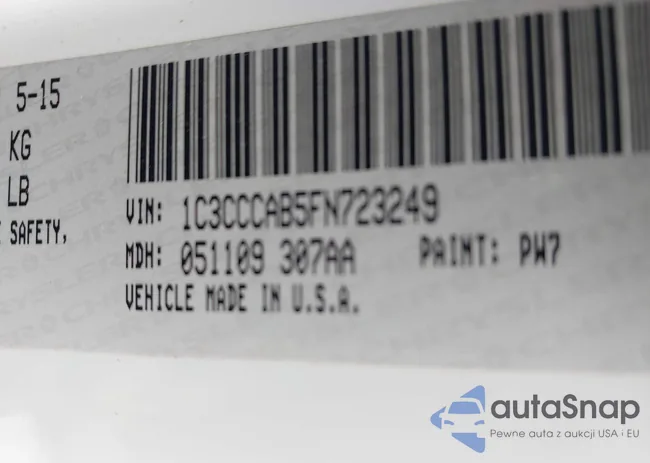 1C3CCCAB5FN723249: 42063748