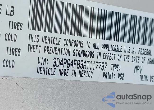 3D4PG4FB3AT117797: 42063871