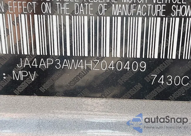 JA4AP3AW4HZ040409: 42064244