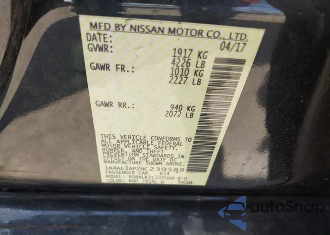 1N4AL3AP2HC239588: 42064291