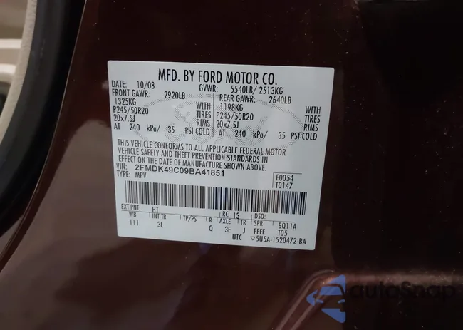 2FMDK49C09BA41851: 42063434