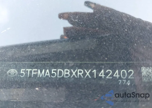 5TFMA5DBXRX142402: 42063679