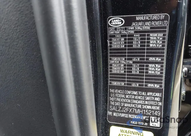 SALZJ2FX7MH152149: 42064888