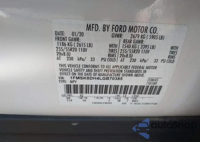 1FMSK8DH4LGB70385: 42066249