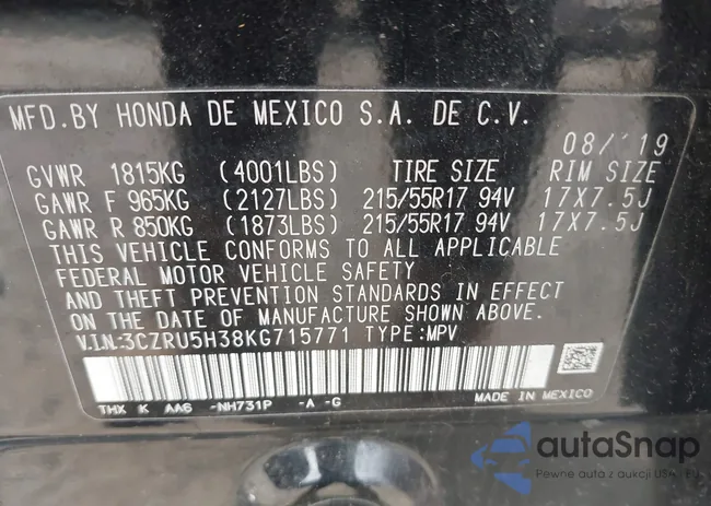 3CZRU5H38KG715771: 42066348