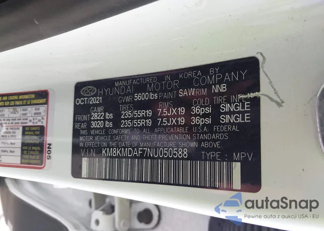 KM8KMDAF7NU050588: 42068308