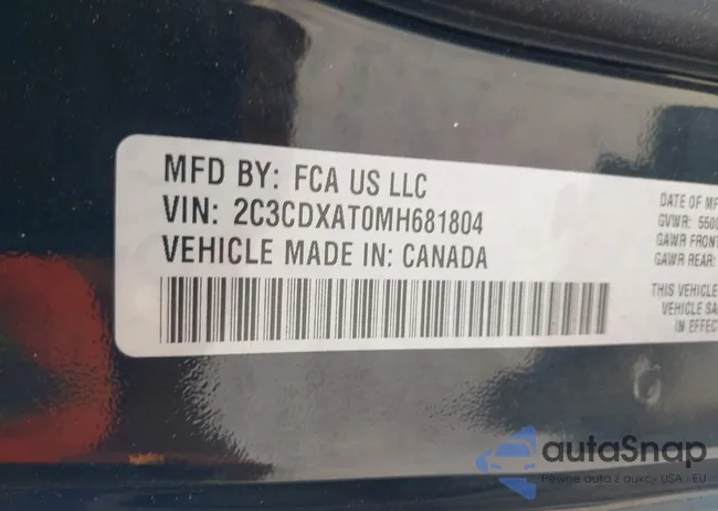 2C3CDXAT0MH681804: 42068420