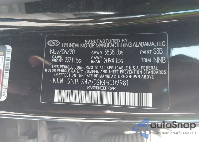 5NPLS4AG2MH009981: 42070177