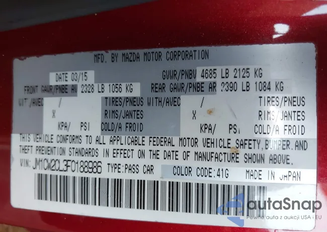 JM1CW2CL3F0188986: 42069367