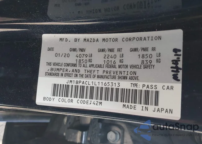 JM1BPACL1L1165313: 42069578