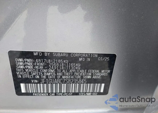 JF1GUABC7S8235845: 42071035