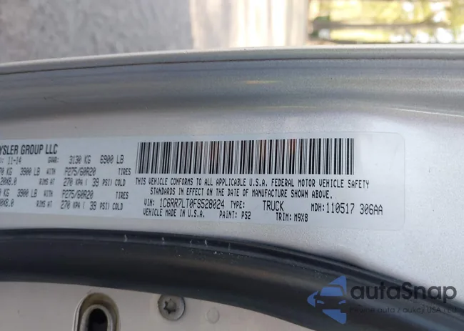 1C6RR7LT0FS528024: 42071374