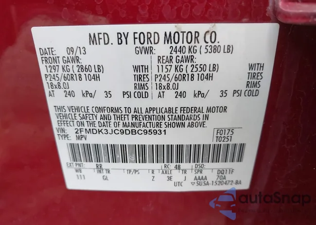 2FMDK3JC9DBC95931: 42072686