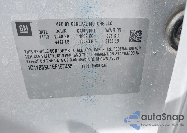 1G11B5SL3EF292453: 42073699