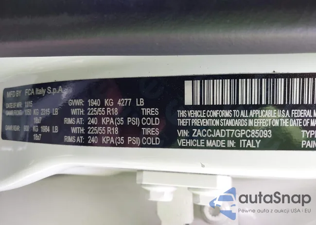 ZACCJADT7GPC85093: 42075841