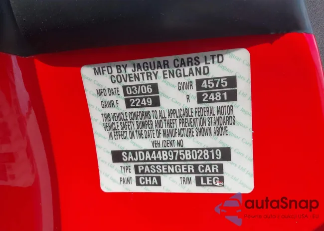 SAJDA44B975B02819: 42075609