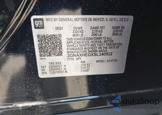 3GNAXHEGXSL140512: 42076952