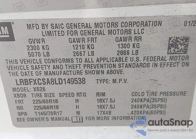 LRBFXCSA8LD149538: 42077050