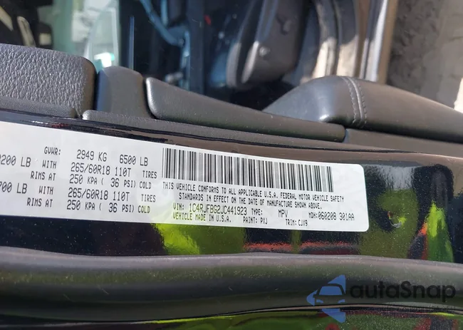 1C4RJFBG2JC441923: 42076485