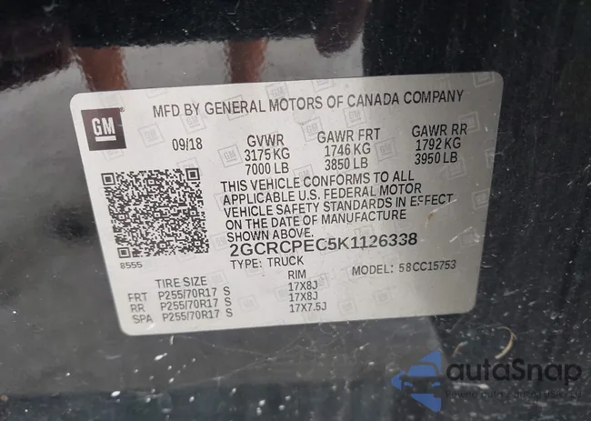 2GCRCPEC5K1126338: 42078005