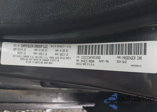 1C3CCCCG4FN510365: 42078442