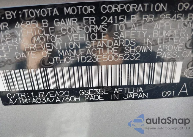 JTHCF1D23E5005232: 42079948