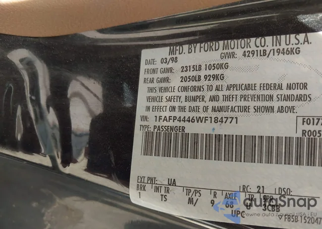 1FAFP4446WF184771: 42080644