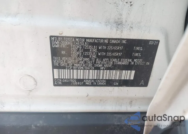 2T3F1RFV0MC194739: 42080666