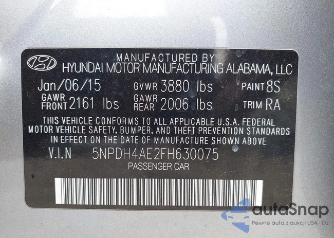 5NPDH4AE2FH630075: 42082056