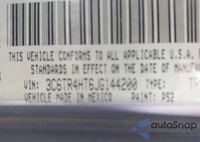 3C6TR4HT6JG144200: 42081278