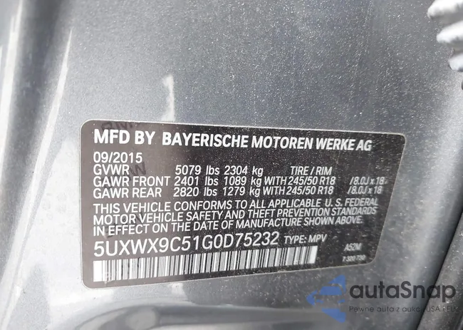 5UXWX9C51G0D75232: 42083068