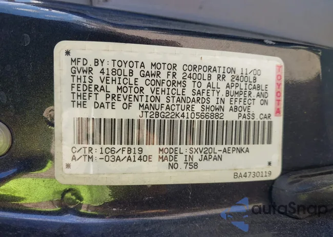 JT2BG22K410566882: 42084098