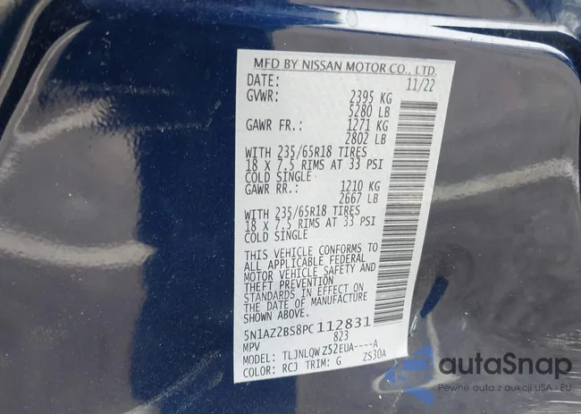 5N1AZ2BS8PC112831: 42083553