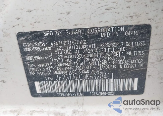 JF2GTAEC9K8328411: 42084655