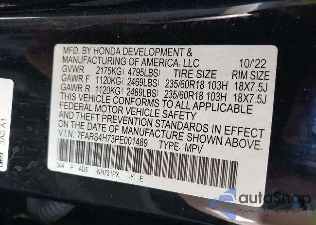 7FARS4H73PE001489: 42085693