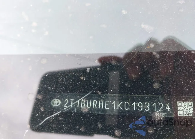 2T1BURHE1KC193124: 42085694