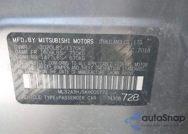 ML32A3HJ5KH005772: 42085877