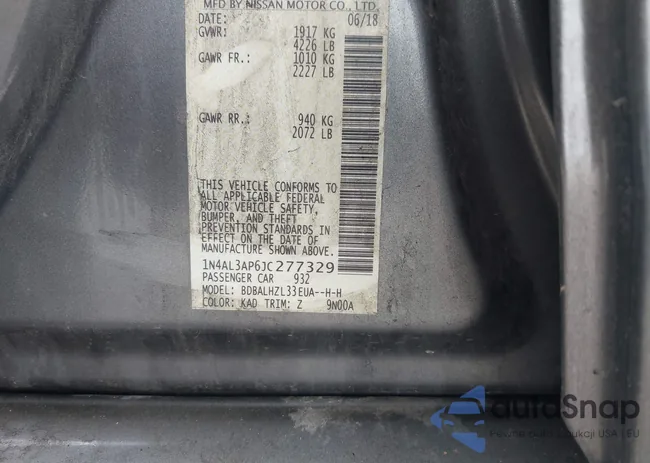 1N4AL3AP6JC277329: 42086313