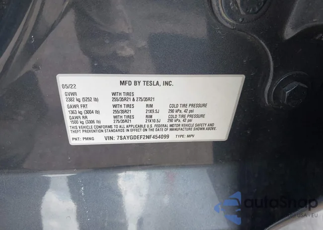 7SAYGDEF2NF454099: 42086622