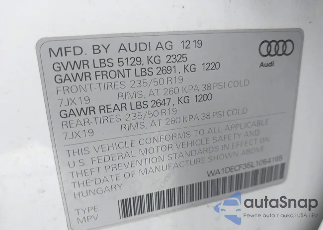 WA1DECF35L1054165: 42088043