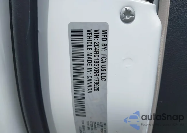 2C4RC1BGXRR179925: 42087277